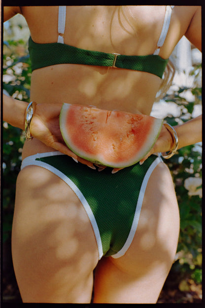 Oceanside Swim Bottoms - Banana Leaf